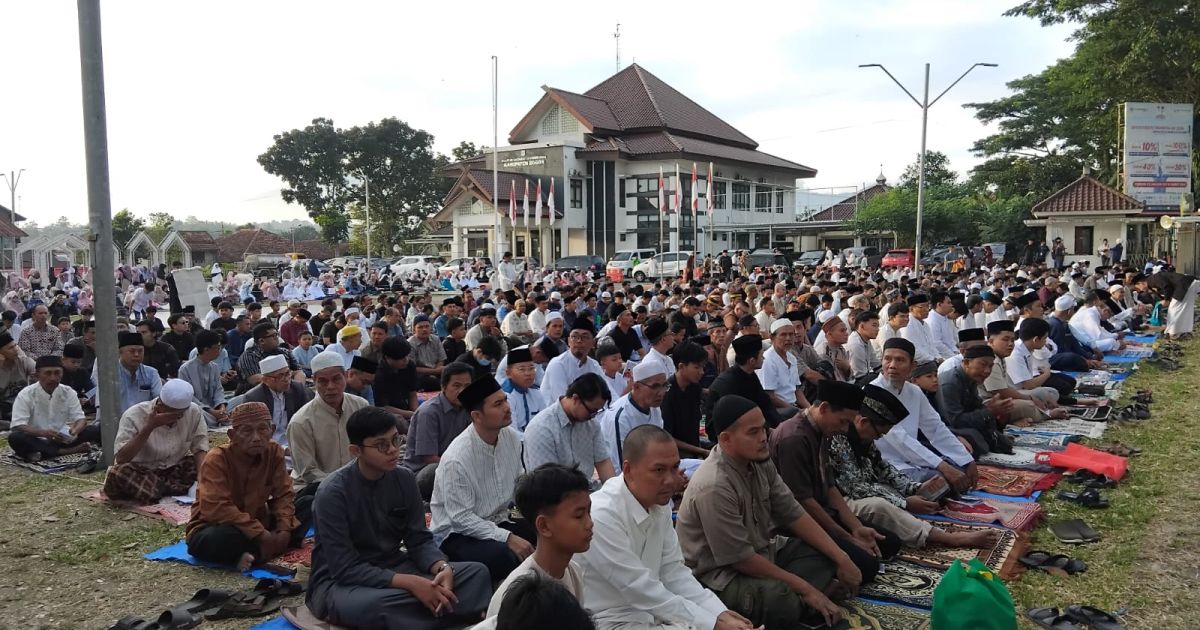 Muhammadiyah Gelar Sholat Idul Fitri 1447 H di Alun-Alun Leuwiliang