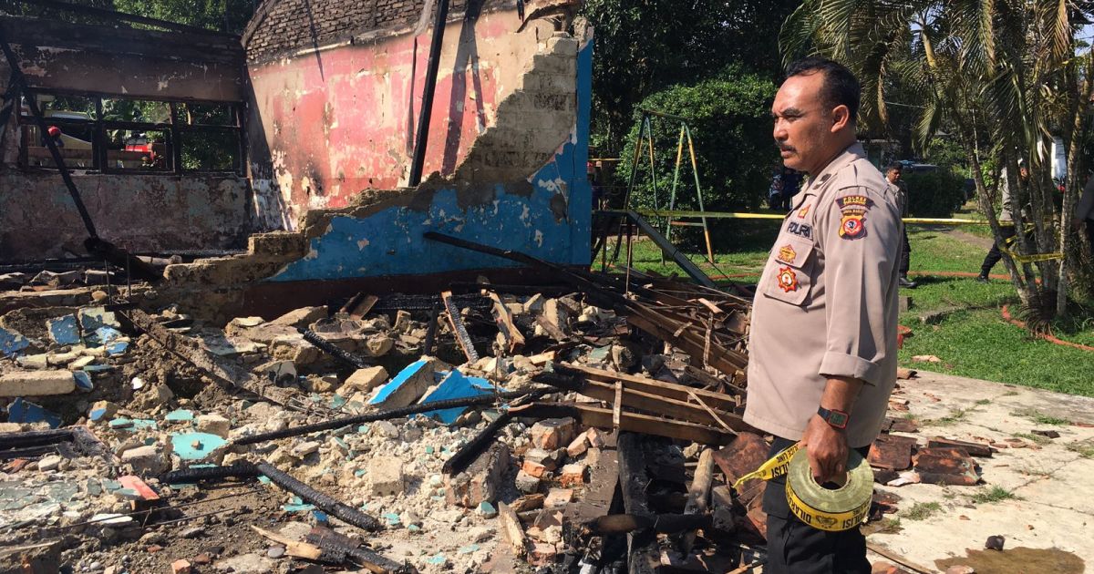 Sekolah TK di Warungkiara Dilalap Api, Kerugian Capai Ratusan Juta Rupiah