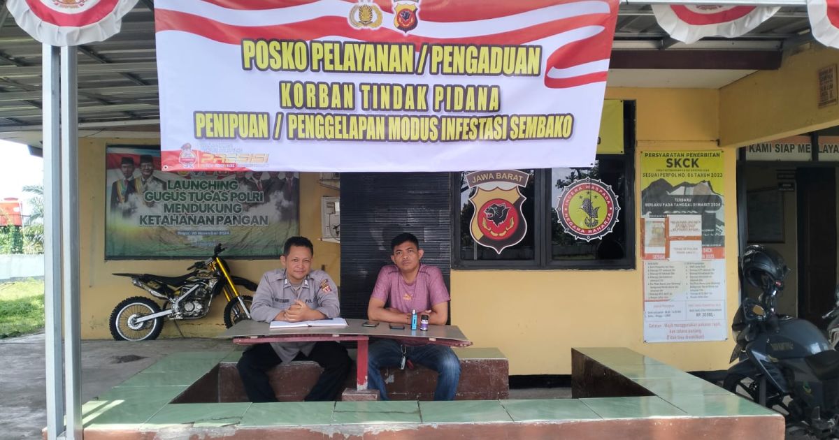 Kerugian Capai Rp.11 Milyar!, Polsek Tenjo Dirikan Posko Laporan Korban Investasi Bodong