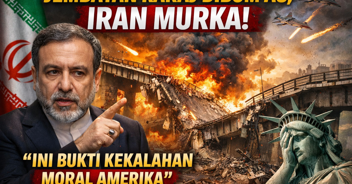 Serangan Udara AS di Karaj Picu Eskalasi Baru, Teheran Sebut Tindakan Washington Bukti Kegagalan Moral