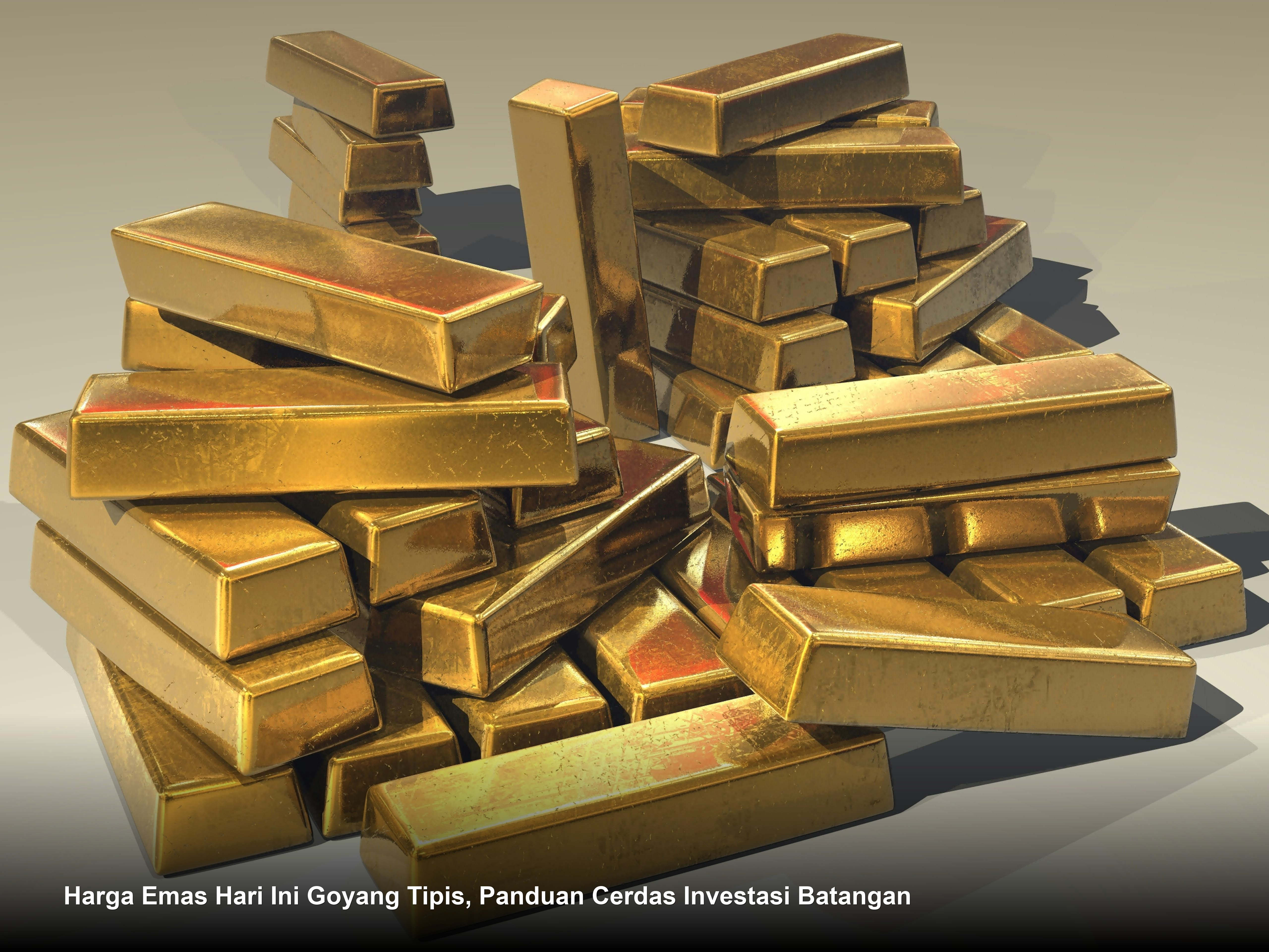 Harga Emas Hari Ini Goyang Tipis, Panduan Cerdas Investasi Batangan
