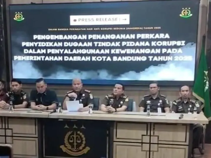 Dua Elite Bandung Terseret Kasus Korupsi, Kejari Tetapkan Wakil Wali Kota sebagai Tersangka