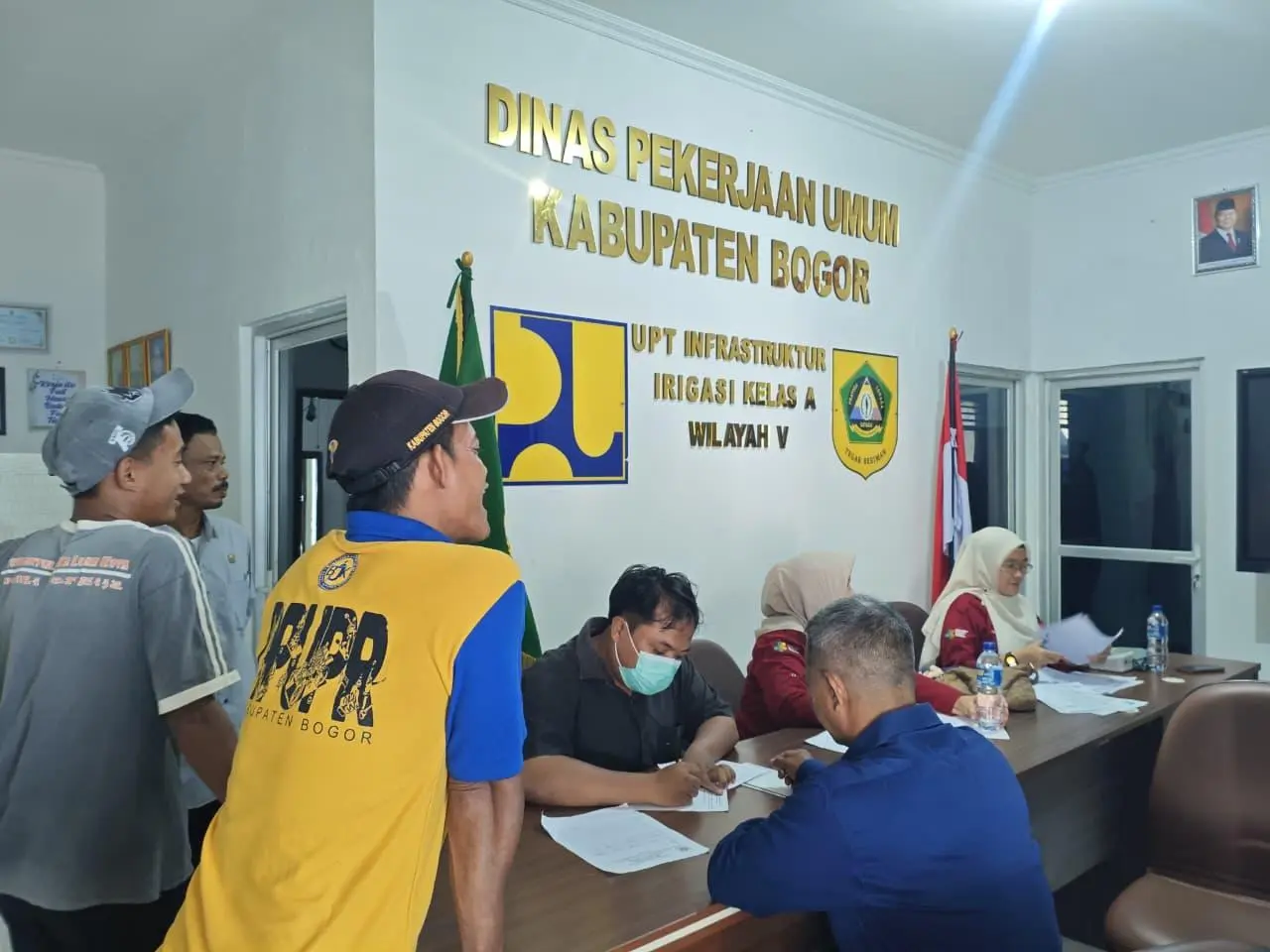 UPT Infrastruktur Irigasi Jasinga Gelar Skrining Kebugaran Pegawai