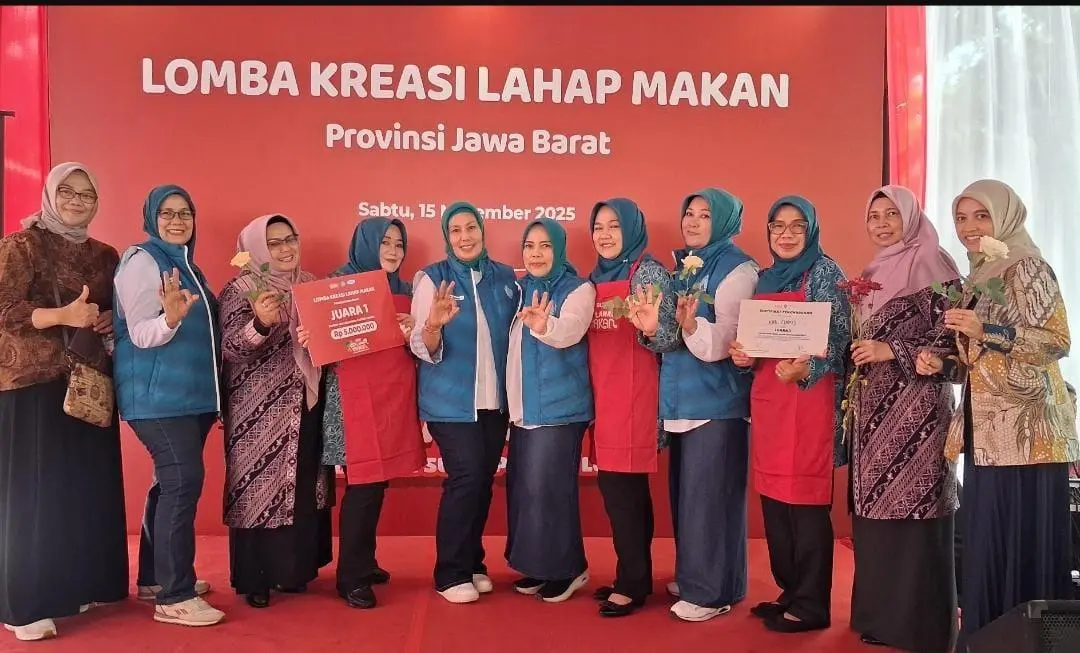 TP PKK Kabupaten Ciamis Raih Juara 1 Lomba Kreasi Lahap Makanan Tingkat Provinsi Jawa Barat
