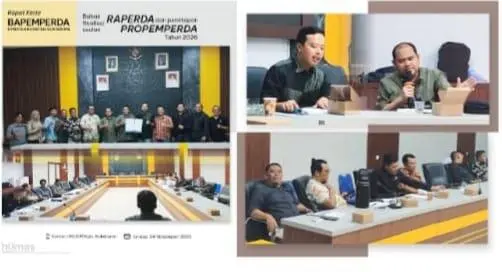 Bapemperda DPRD Sukabumi Tetapkan 13 Raperda Masuk Propemperda 2026