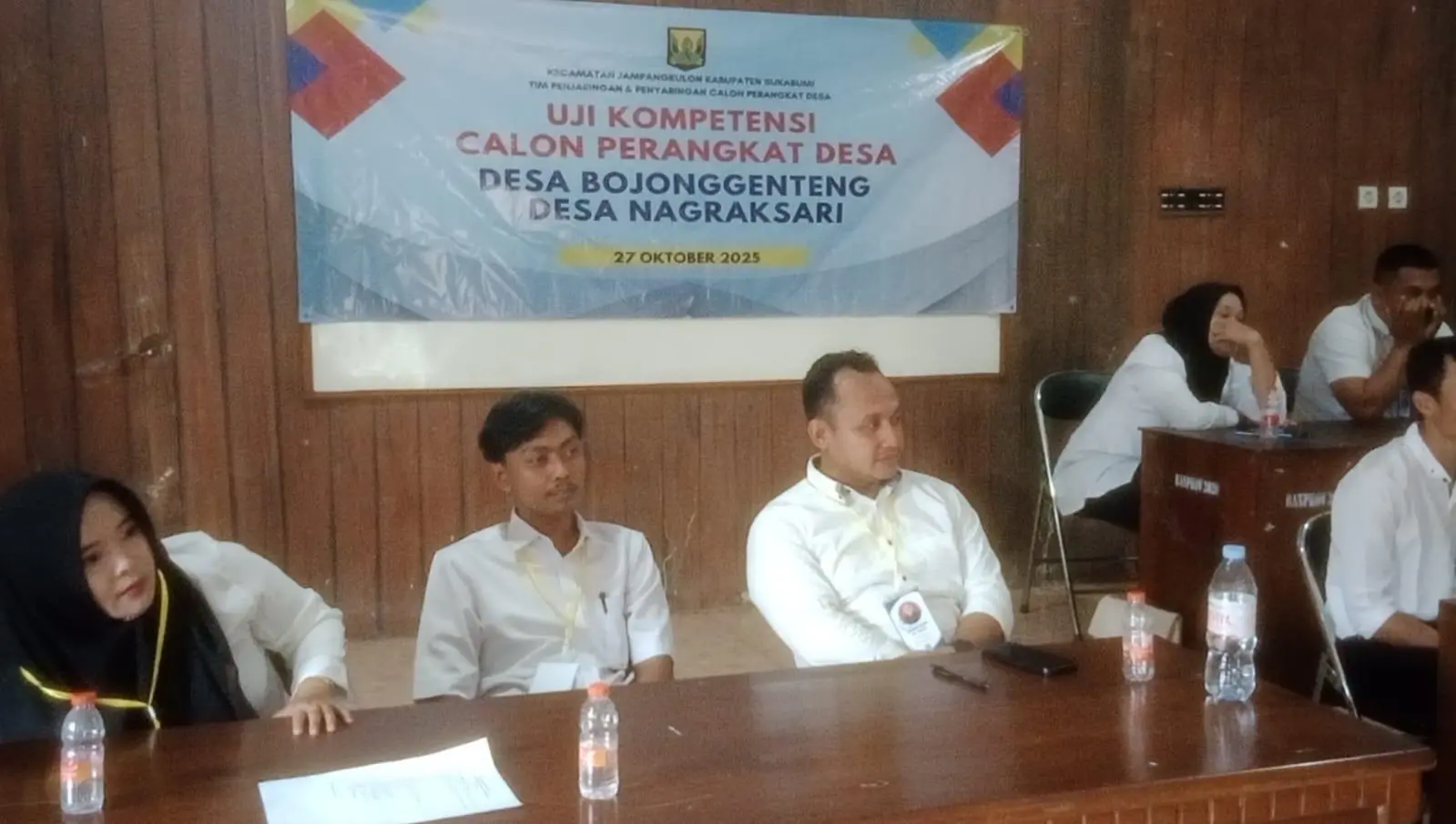 Seleksi Ketat Calon Perangkat Desa Bojonggenteng dan Nagraksari Jampangkulon Hasilkan Sumber Daya Unggul