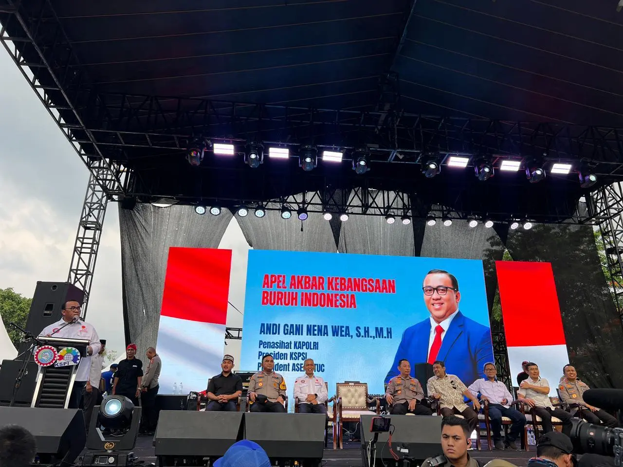 Polri Bersama KSPI Bersinergi Ciptakan Kondusifitas Kamtibmas Dan Dukung Penuh Kebijakan Pemerintahan Presiden Prabowo Subianto Tetapkan UMP 2026
