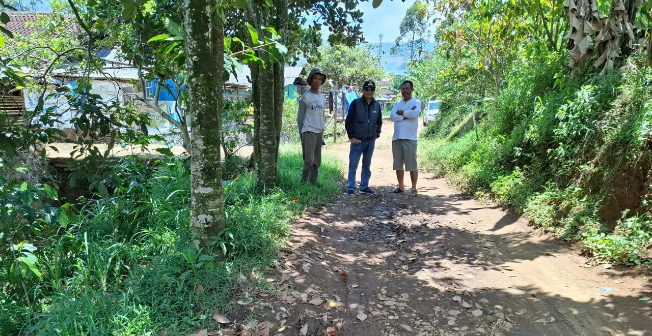 Kades Marga Mukti Apresiasi Kang DS, 12 Titik Jalan Hotmix Dibangun dari Bonus Panas Bumi