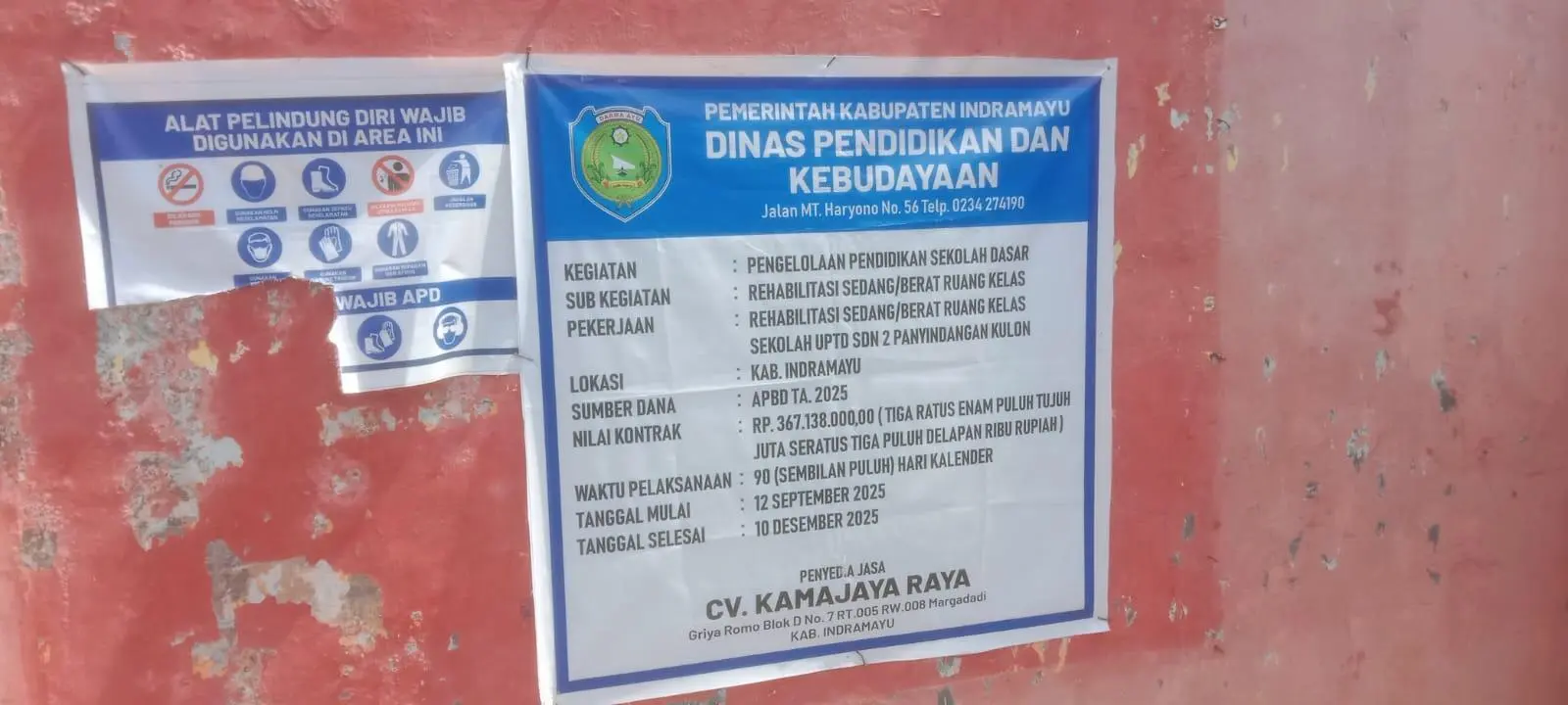 Dana APBD Ratusan Juta untuk Sekolah di Indramayu Diduga Jadi Polemik