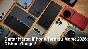 Daftar Harga iPhone Terbaru Maret 2026: Cek Spesifikasi Lengkap dan Promo Diskon Gadget!