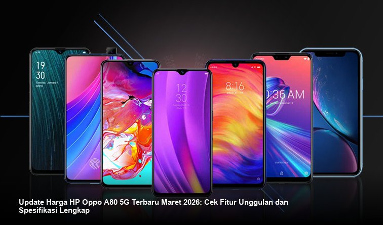 Update Harga HP Oppo A80 5G Terbaru Maret 2026: Cek Fitur Unggulan dan Spesifikasi Lengkap